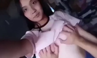 Pinay GF Lamas sa Magka Bilang Suso Habang Binabayo Nya Ako